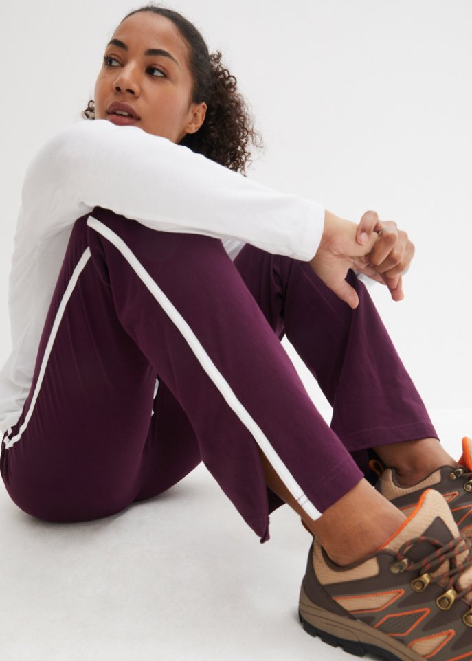 Shirthose aus Stretchmaterial im Doppelpack, gerade geschnitten
