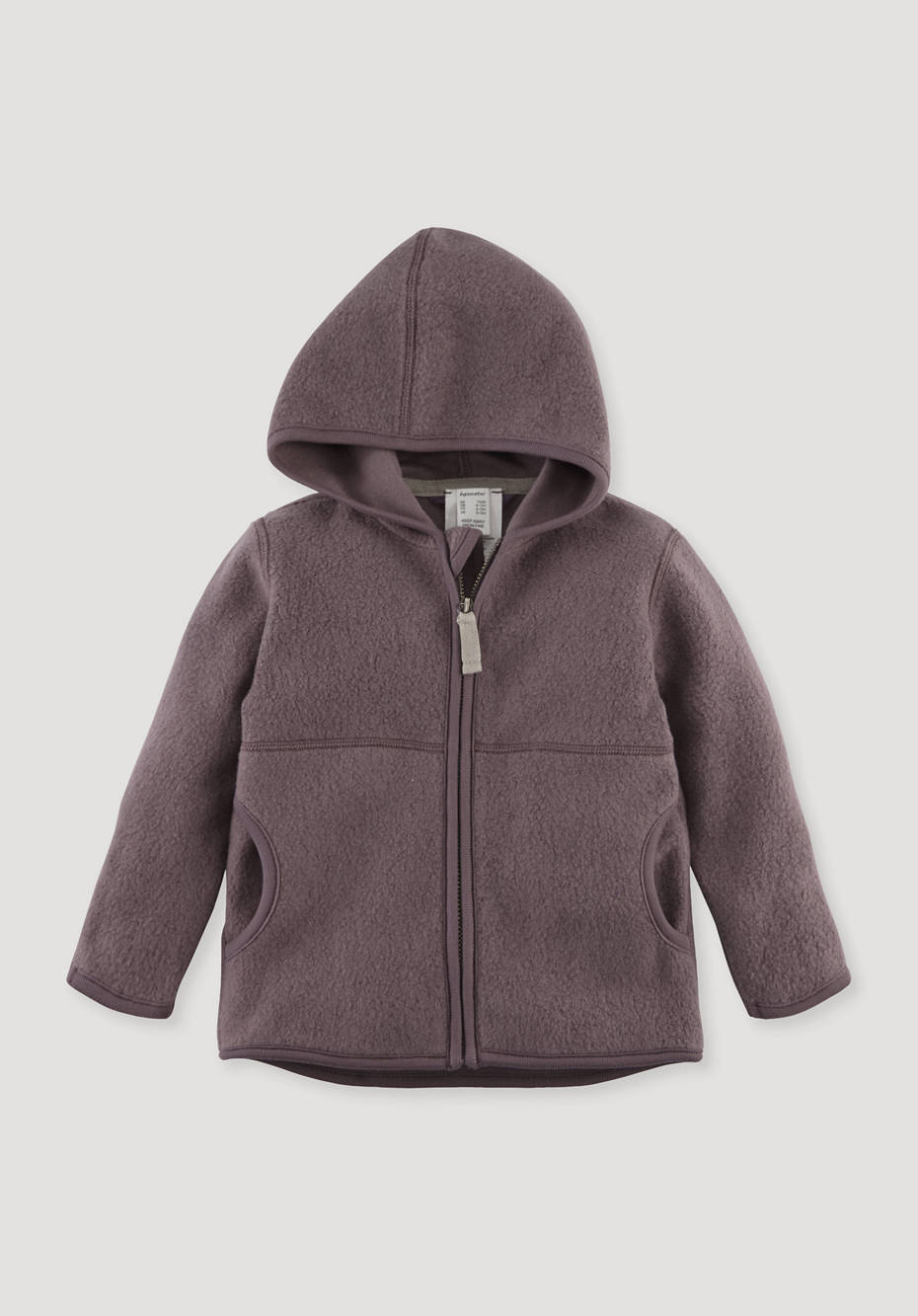 Fleece-Jacke aus reiner Bio-Baumwolle