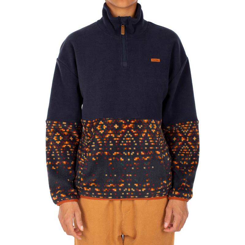 iriedaily Half Indi Fleecepullover Damen