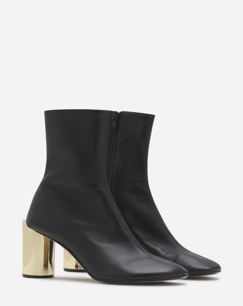 BOTTINES SEQUENCE BY LANVIN EN CUIR A TALONS EPAIS