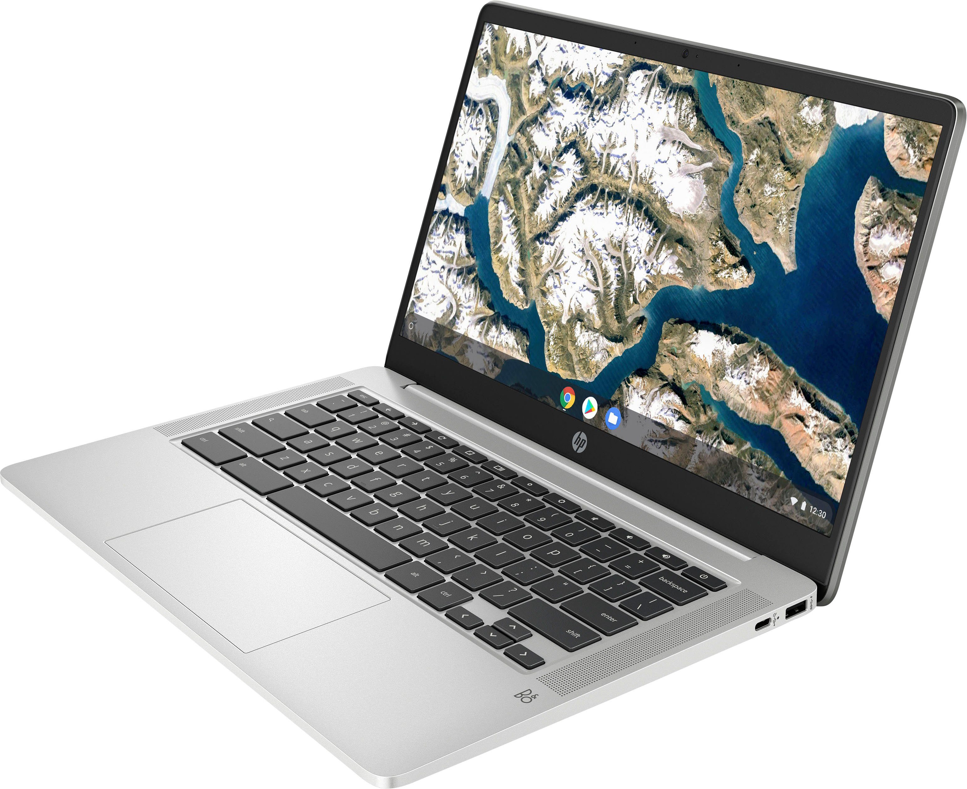 HP 14a-ca0218ng Chromebook (35,6 cm/14 Zoll, Intel Pentium Silber N5030, UHD Graphics 605)