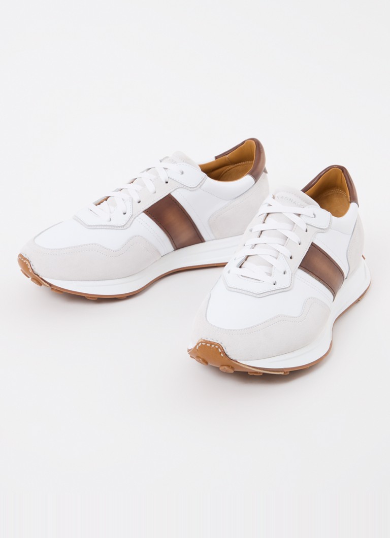 Zapatillas Magnanni Romero II din piele cu detalii frontale
