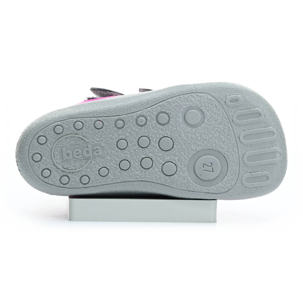 Beda Rebecca mit Membran 20 (BF 0001/W/M/FW) dunkelrosa Barfuß-Stiefeletten
