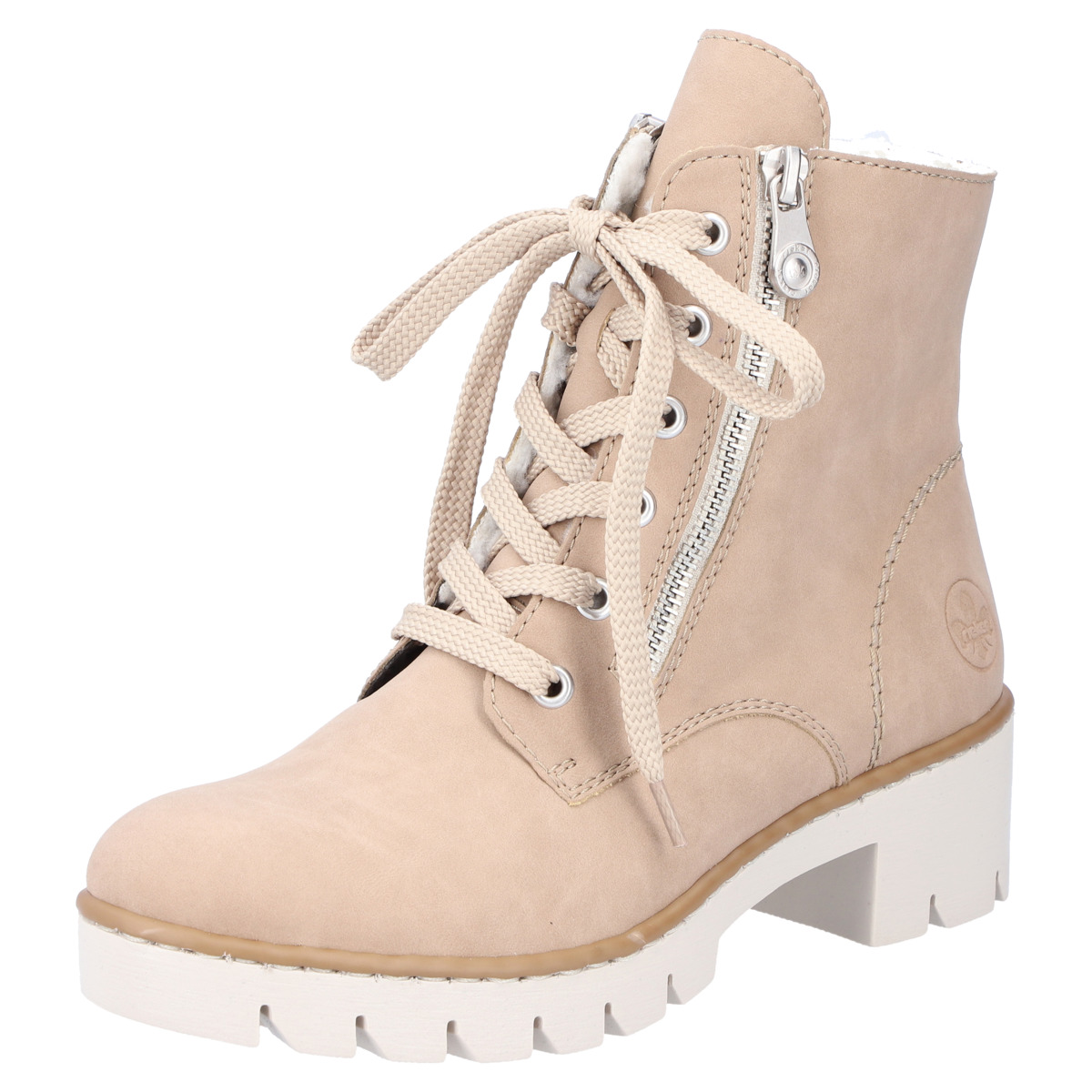 Rieker X5714 Schnürboots beige
