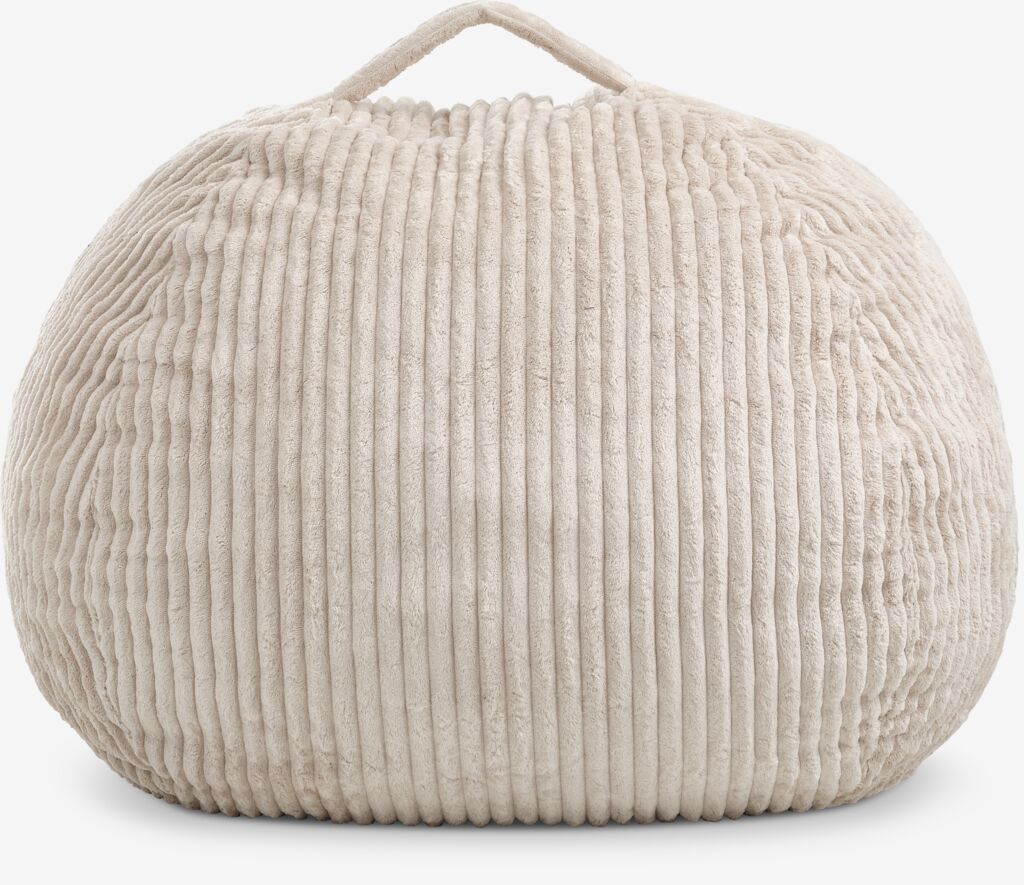 Cadeira FOULUM Beanbag FOULUM 109x64x109 veludo cotelê bege