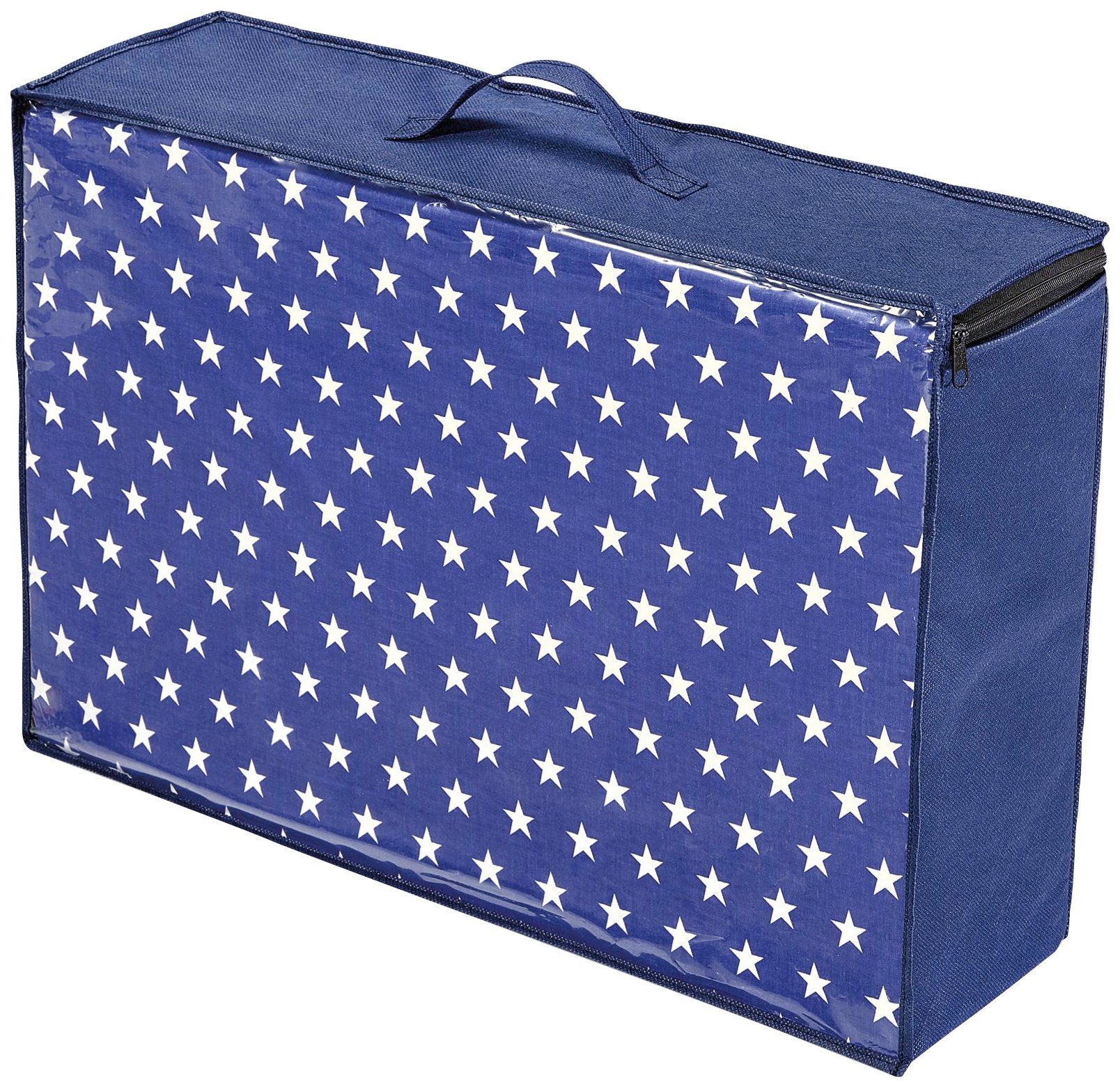 Klappmatratze Kinder-Reisematratze STAR blau, Bambini, 6 cm hoch, Qualitätsschaumstoff