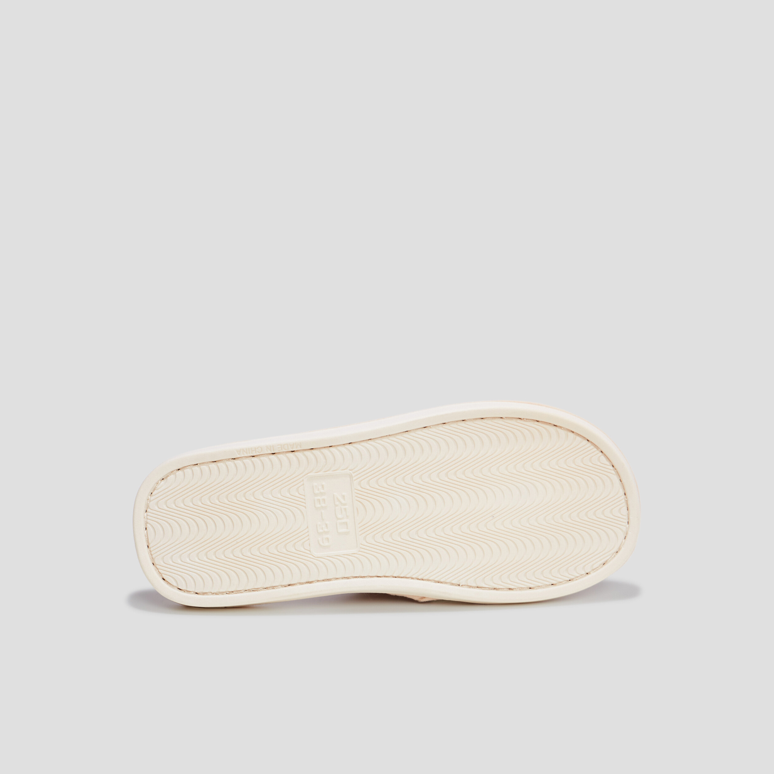 Chaussons mules rose champagne femme | La Halle