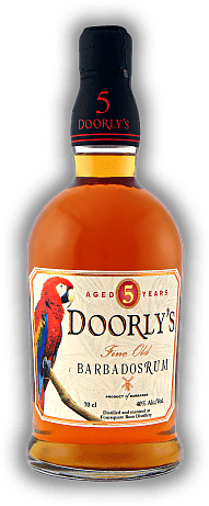 Doorly's  5 Years Doorly's  5 Years Doorly's 5 Year Old einer der meistverkauften Rums in Barbados. Alter 5 J. - 0,7	 Liter - Vol 40%