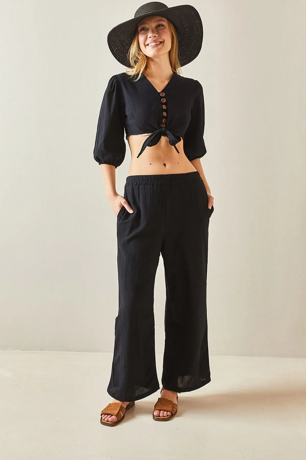 XHAN  Zweiteiler - Schwarz - Regular Fit