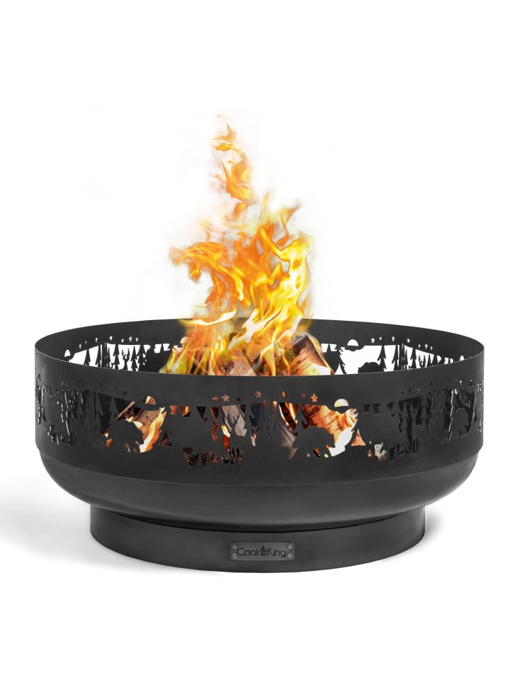 GMD Living Feuerschale FOREST in Schwarz günstig kaufen Ø 80 cm