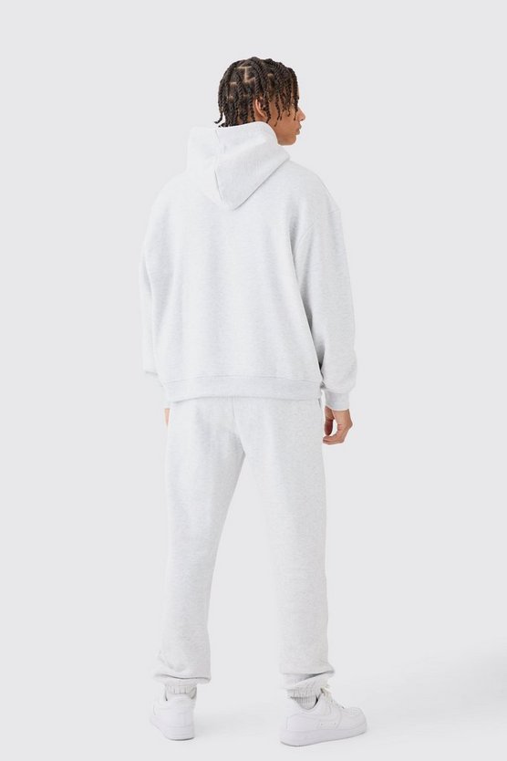 Kastiger Oversize Trainingsanzug mit Naht-Detail