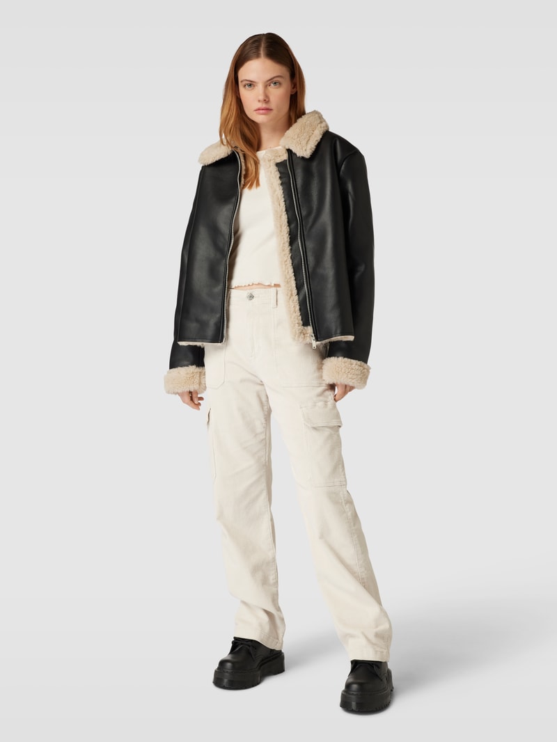 Cargohose in Cord-Optik Modell 'MALFY' in ecru