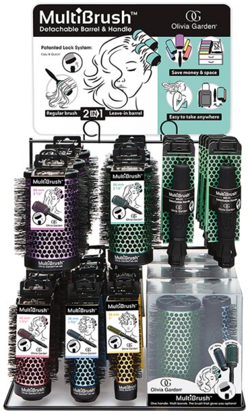 Olivia Garden MultiBrush 34er Display Bürstenset
