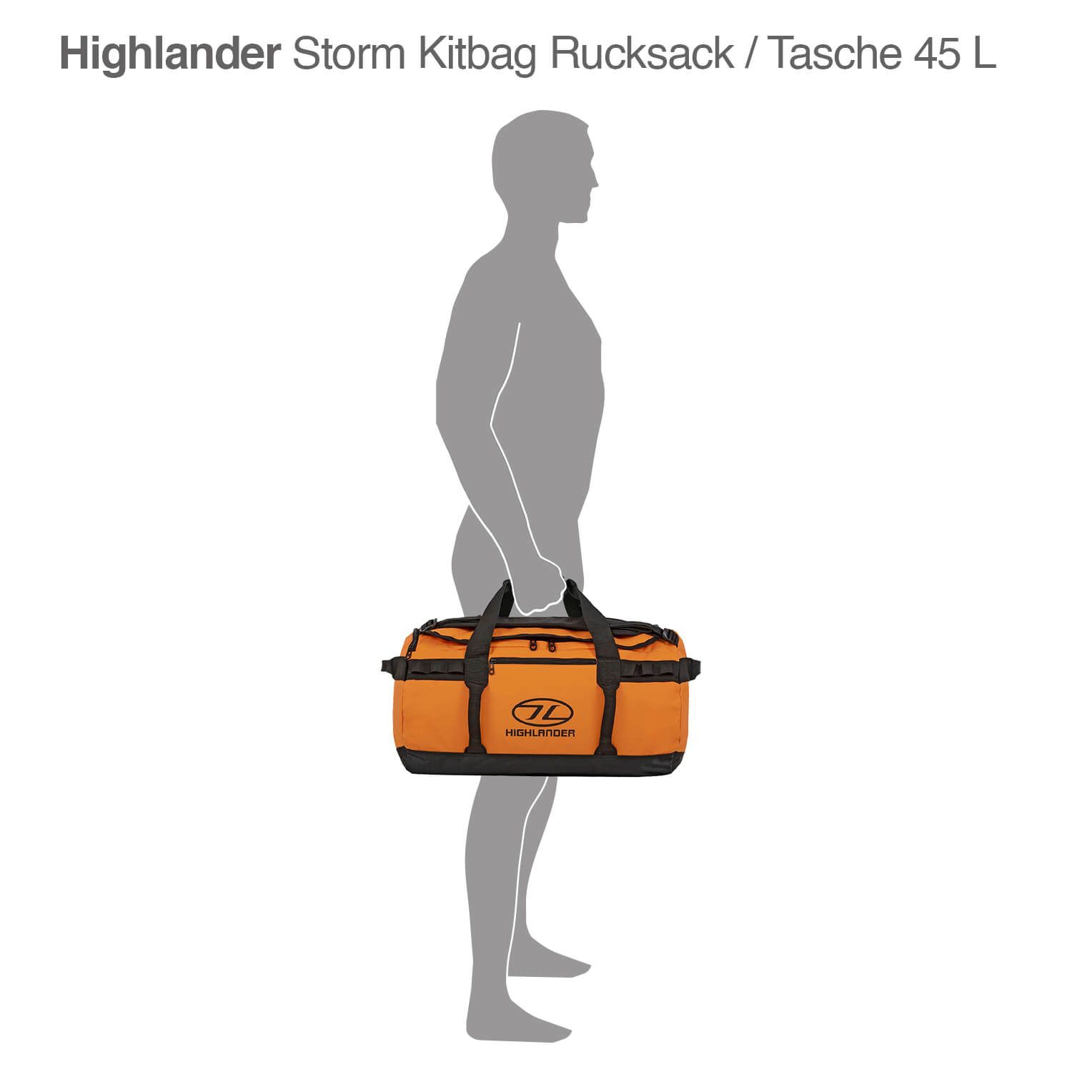 Storm Kitbag Rucksack / Tasche 45 Liter