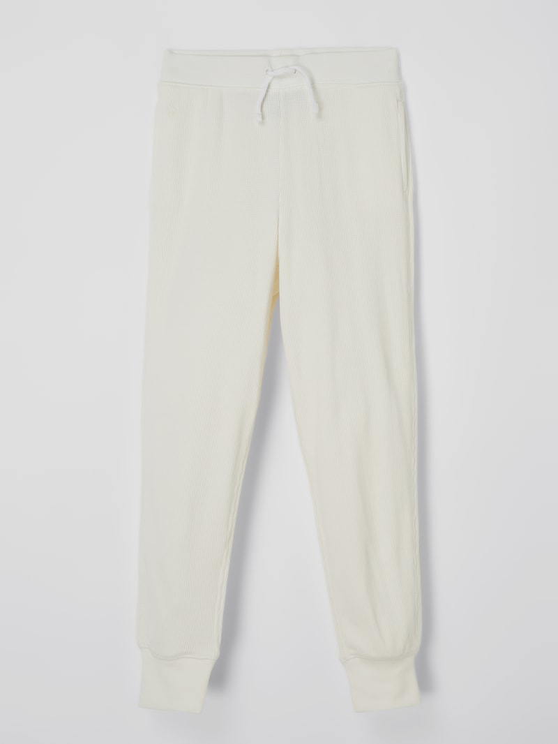Jogpants aus Baumwollmischung in offwhite