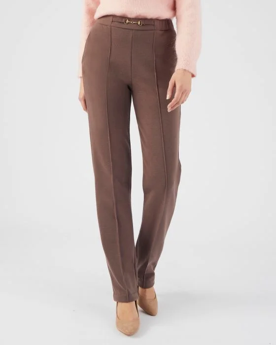 Pantalon droit maille milano chaude Thermolactyl