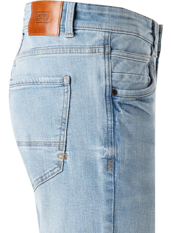 camel active, Jeans Madison, Slim Fit, Baumwoll-Stretch, hellblau