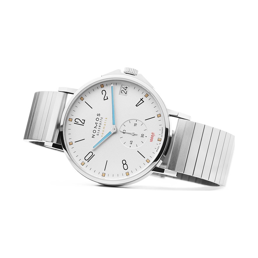 Nomos Glashütte Herrenuhr Tangente Sport neomatik 42 Datum