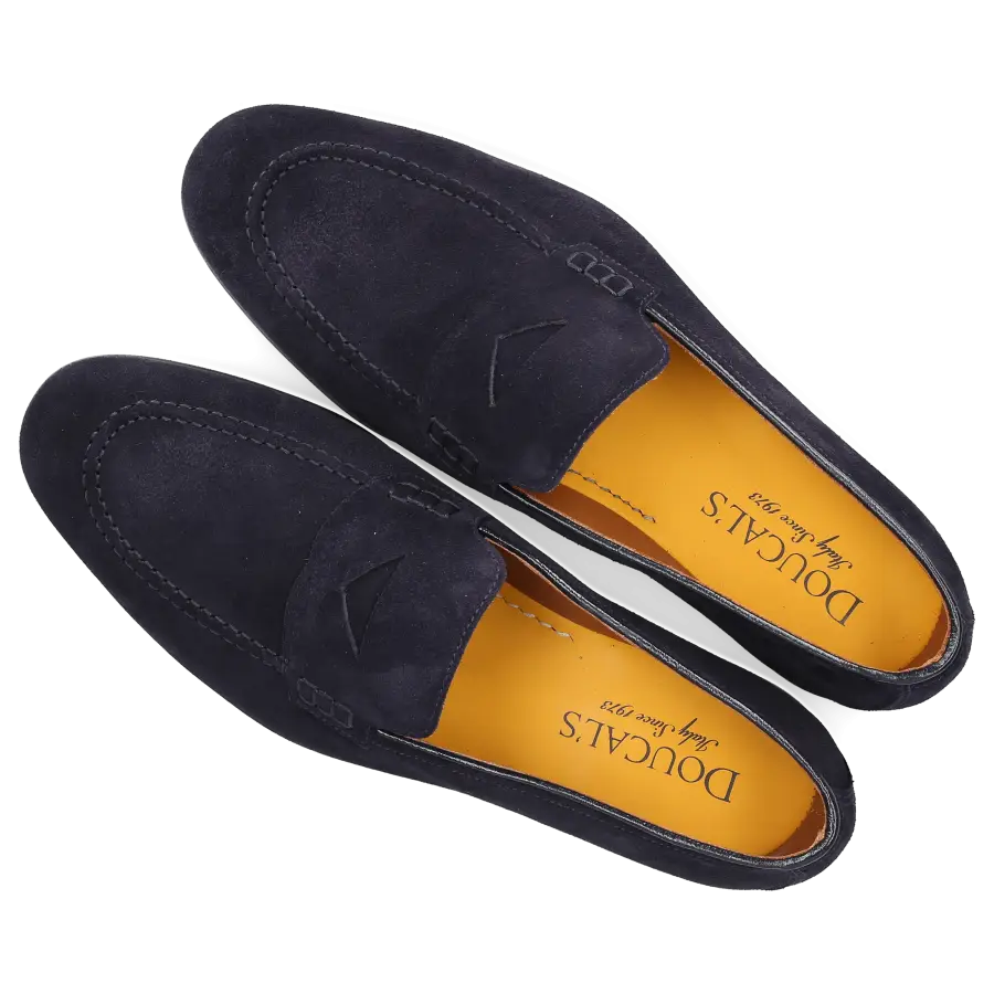 Doucal's - Loafer 2983 Veloursleder - blau