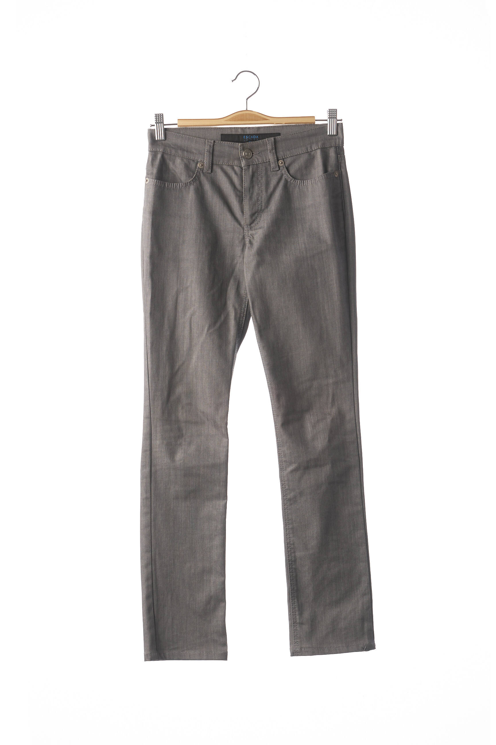 Escada Jeans Coupe Slim Femme couleur gris