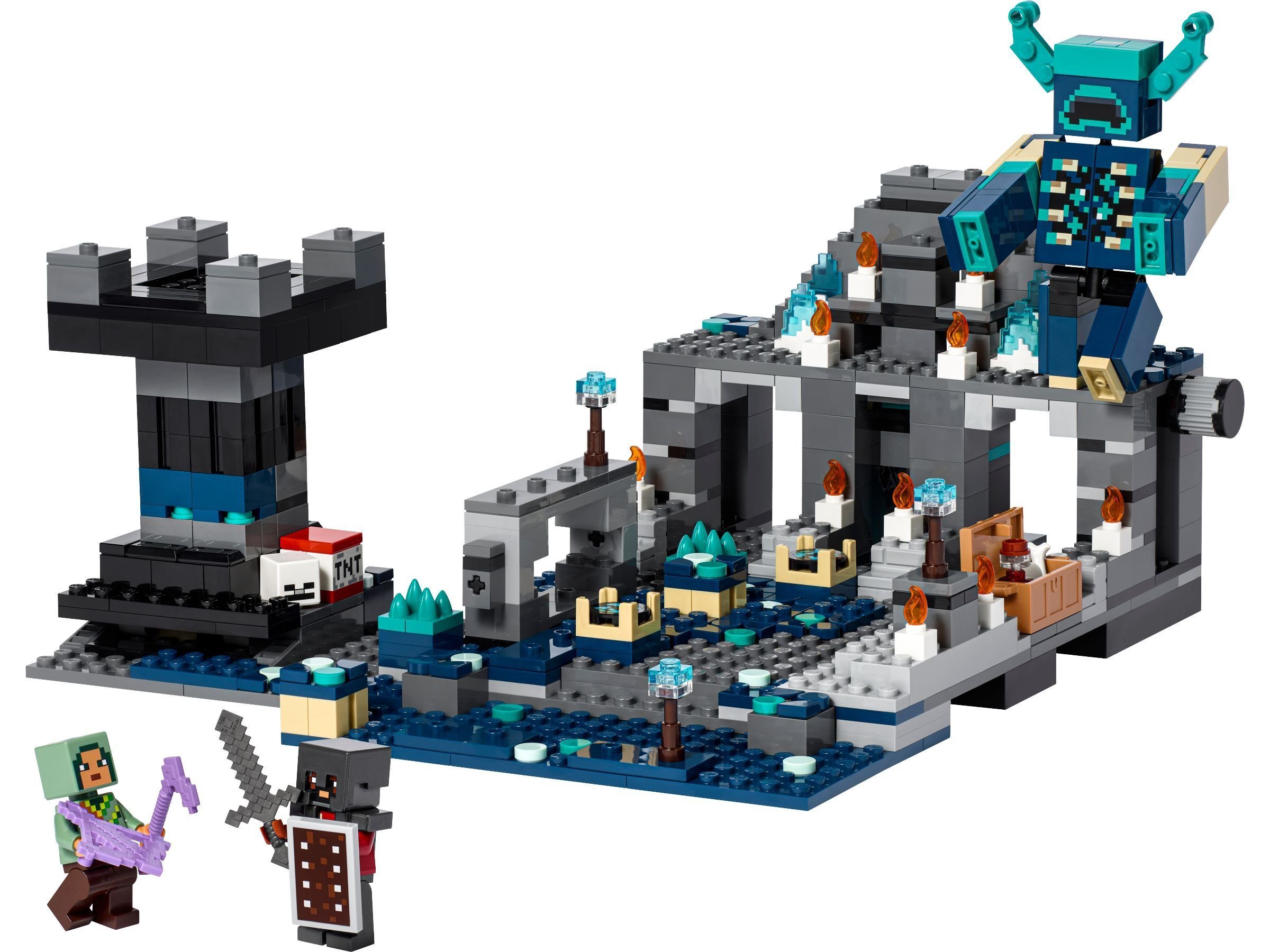 LEGO® Konstruktionsspielsteine LEGO Minecraft® 21246 Das Duell in der Finsternis