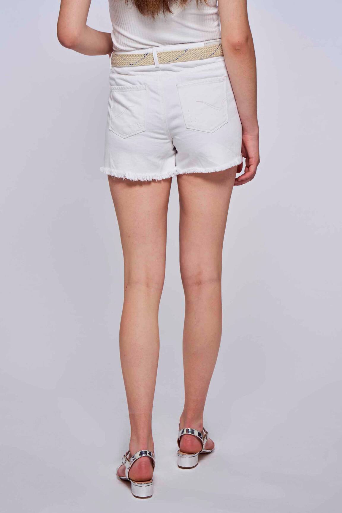 Only Shorts 1 Femme couleur blanc