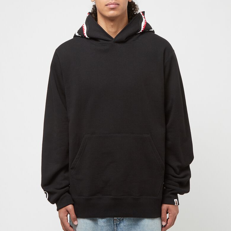 A Bathing Ape Shark Pullover Hoodie black