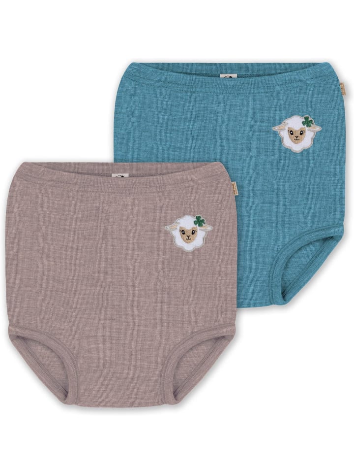 Normani Outdoor Sports 2er Pack Baby Merino Windelhose Tokoroa in Blau/Rosa günstig kaufen