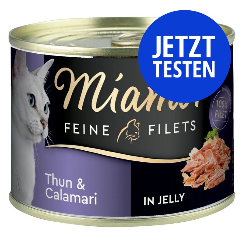 Probierpaket Miamor Feine Filets in Jelly 12 x 185 g zu TOP-Preisen