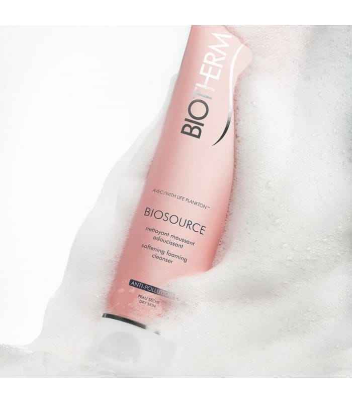 BIOTHERM-BIOSOURCE-Mousse nettoyante adoucissante visage et corps