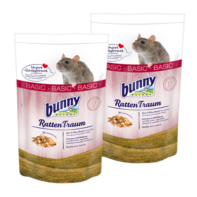 Bunny Hauptfutter Bunny Ratten Traum 2x1,5 kg