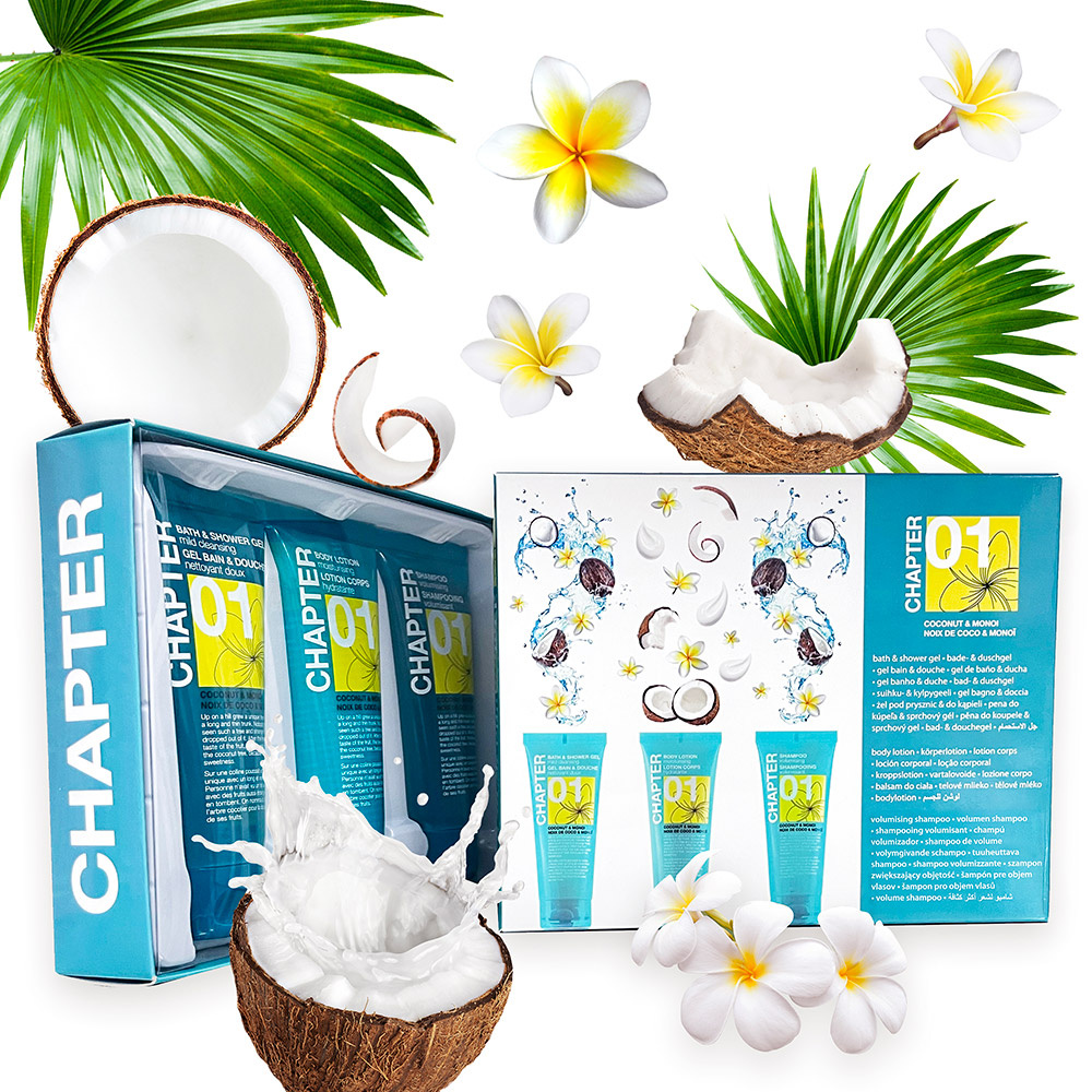 mades cosmetics CHAPTER 01 coffret bain gel & douche| lotion pour le corps |shampoing