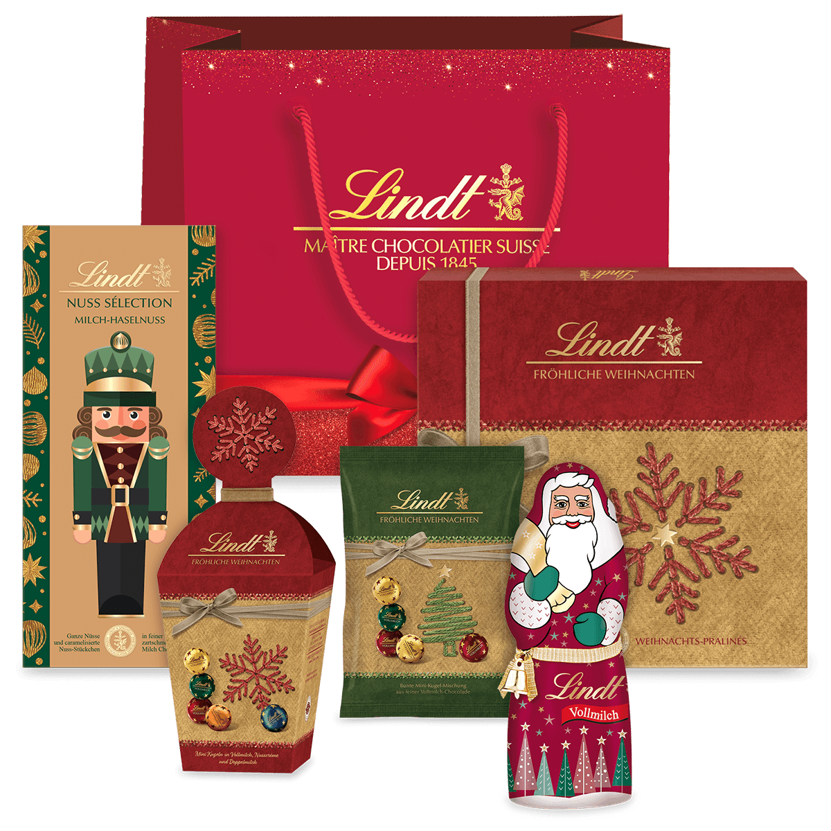 Lindt "Natur Edition" Weihnachtsgeschenkset, 685g