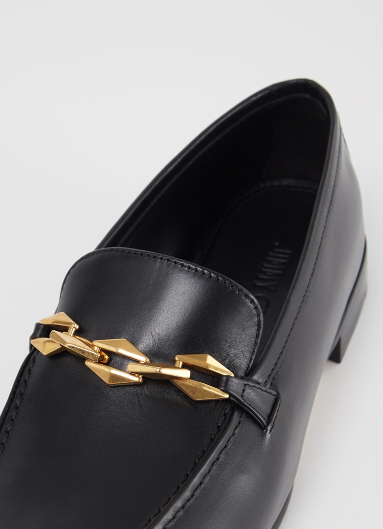 Jimmy Choo DIAMOND TILDA LOAFER -vasikkanahkaiset nilkkurit