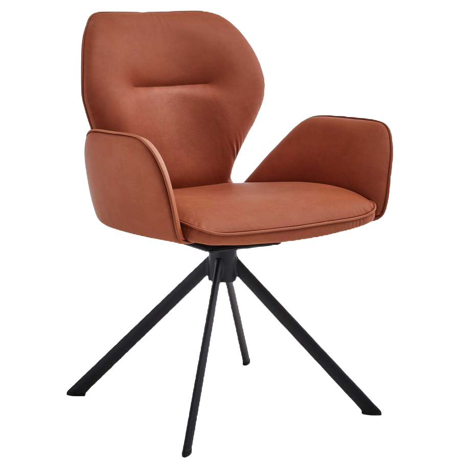 Niehoff Armlehnstuhl Cloudy Cognac