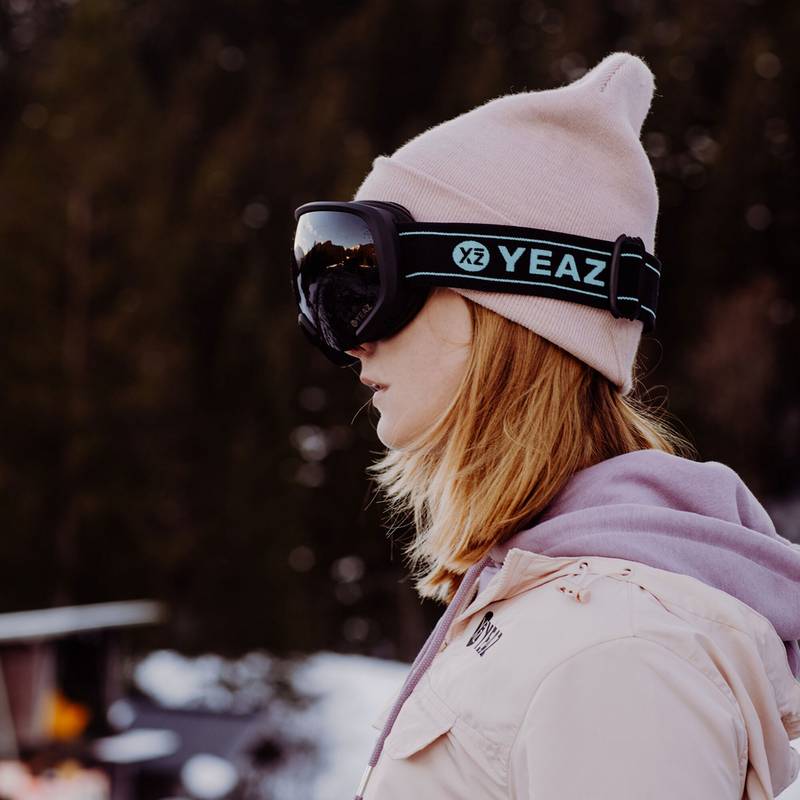YEAZ BLACK RUN Skibrille