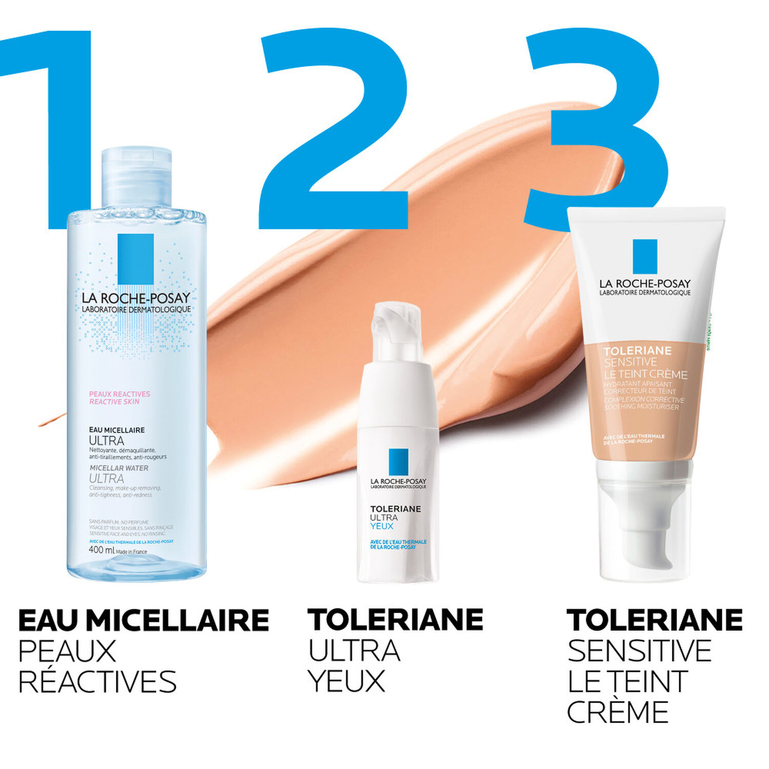 la roche-posay Toleriane Sensistive Le Teint Pour Les Peaux Sensibles à Très Sensibles. Rougeurs, Tiraillements, Picotements, Sécheresses 50 ml