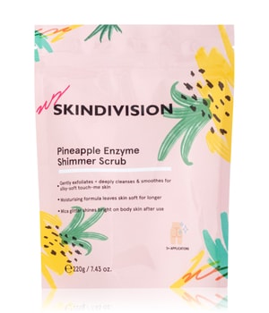 SkinDivision Pineapple Enzyme Shimmer Scrub Körperpeeling-220 g