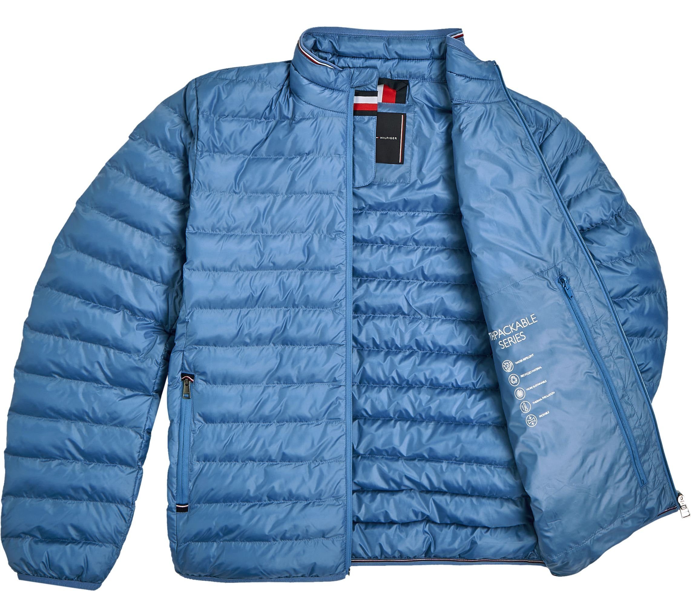 Tommy Hilfiger Steppjacke PACKABLE RECYCLED JACKET mit Tommy Hilfiger Logostickerei