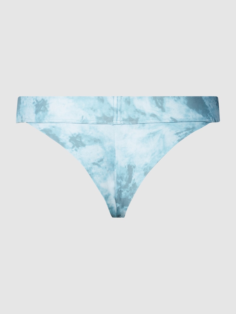 Bikini-Slip im Batik-Look in hellblau
