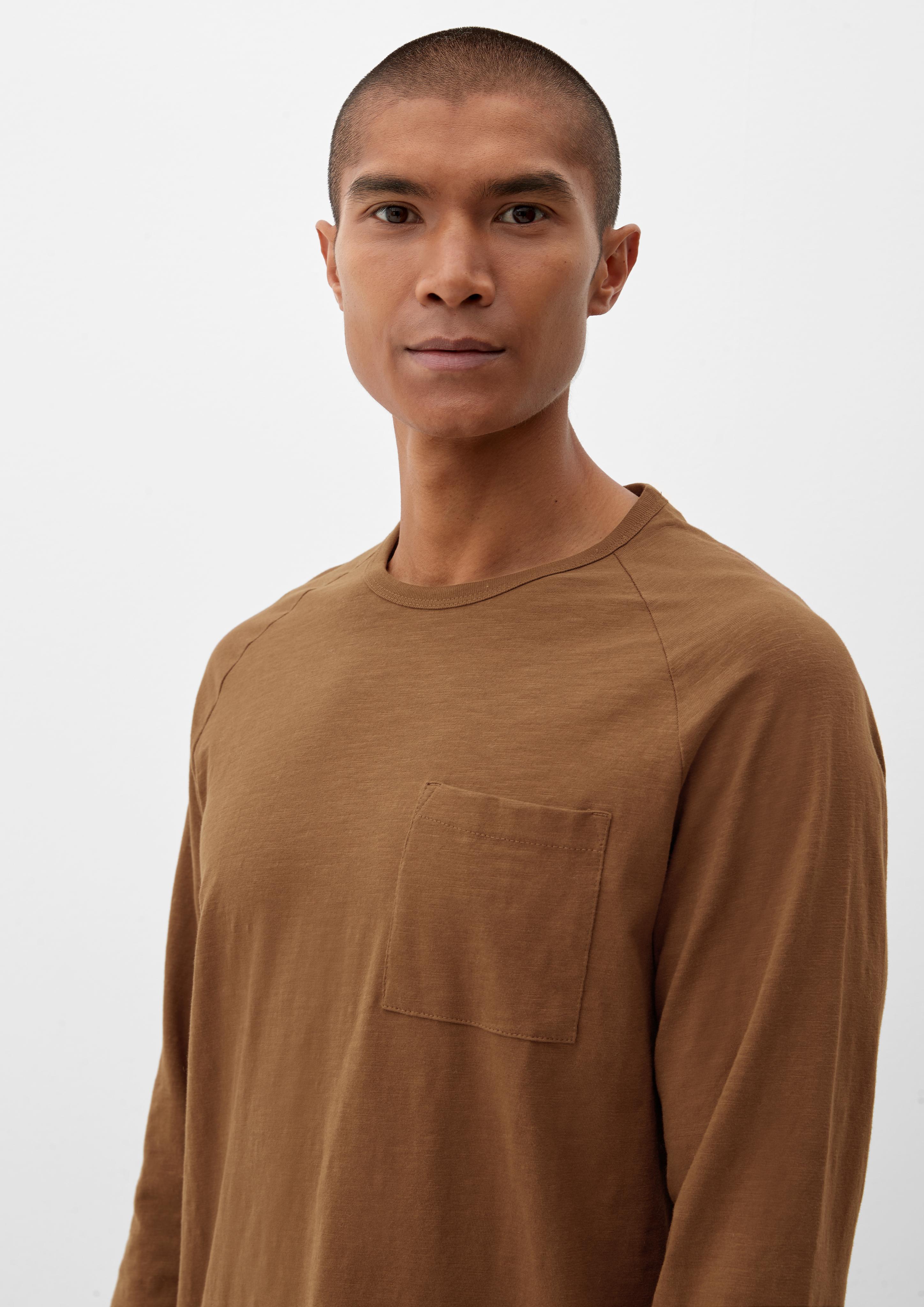 Langarmshirt mit Flammgarnstruktur  2119214-8592