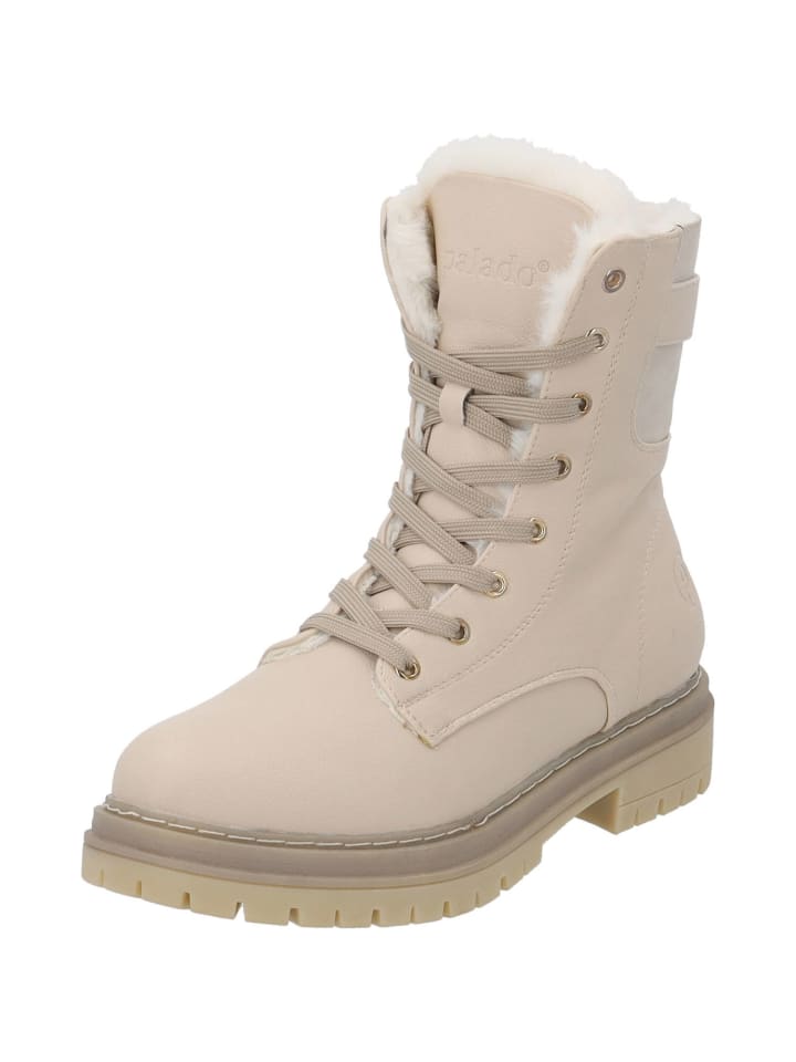 palado Schnürstiefeletten in Beige günstig kaufen