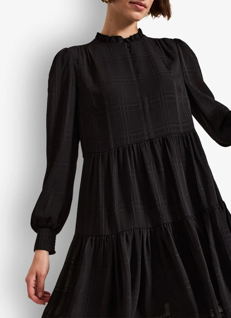 Rochie-tunică Shreya Phase Eight cu imprimeu în carouri scurte