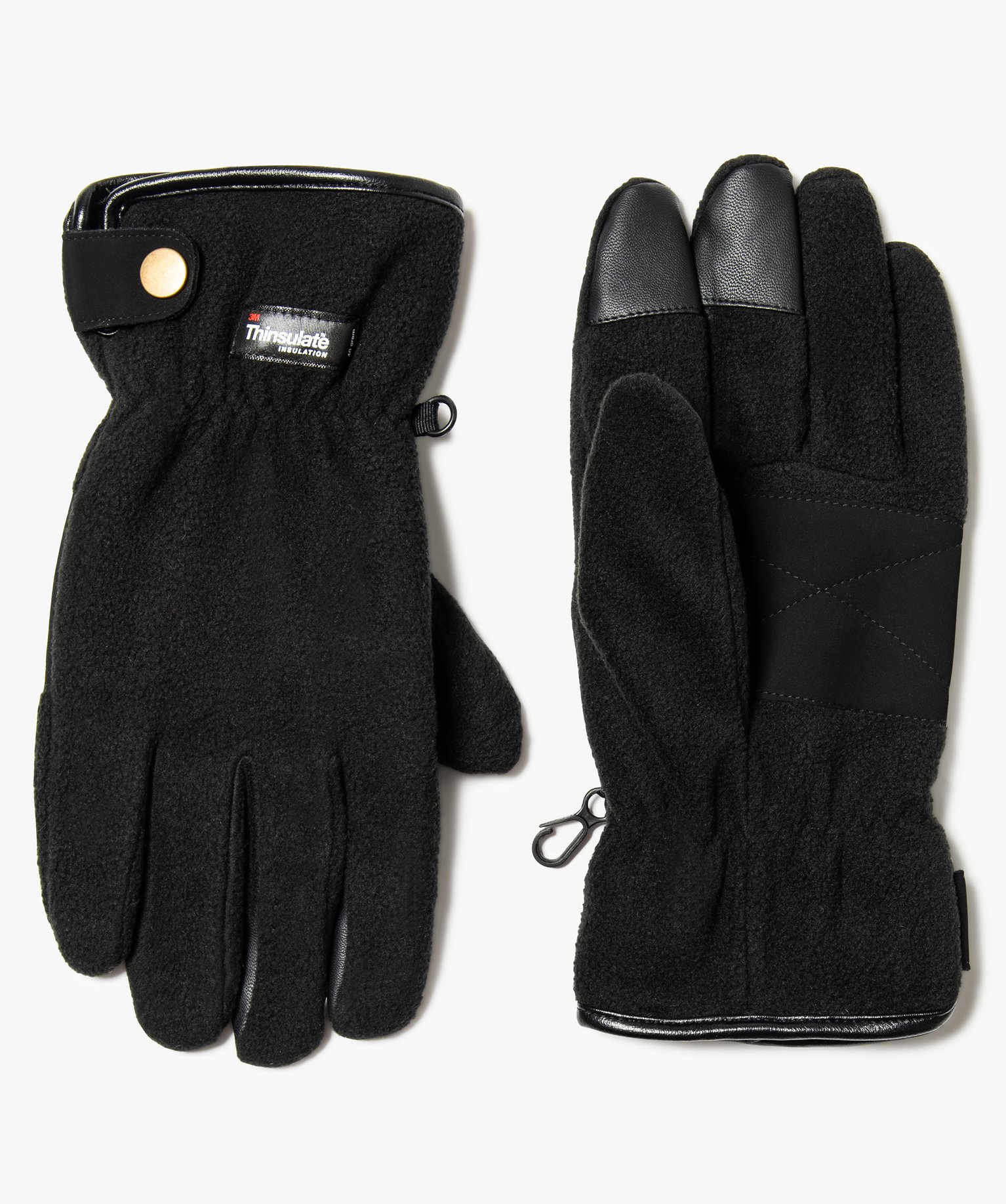 Gants homme de protection thermique - Thinsulate 3M noir | GEMO