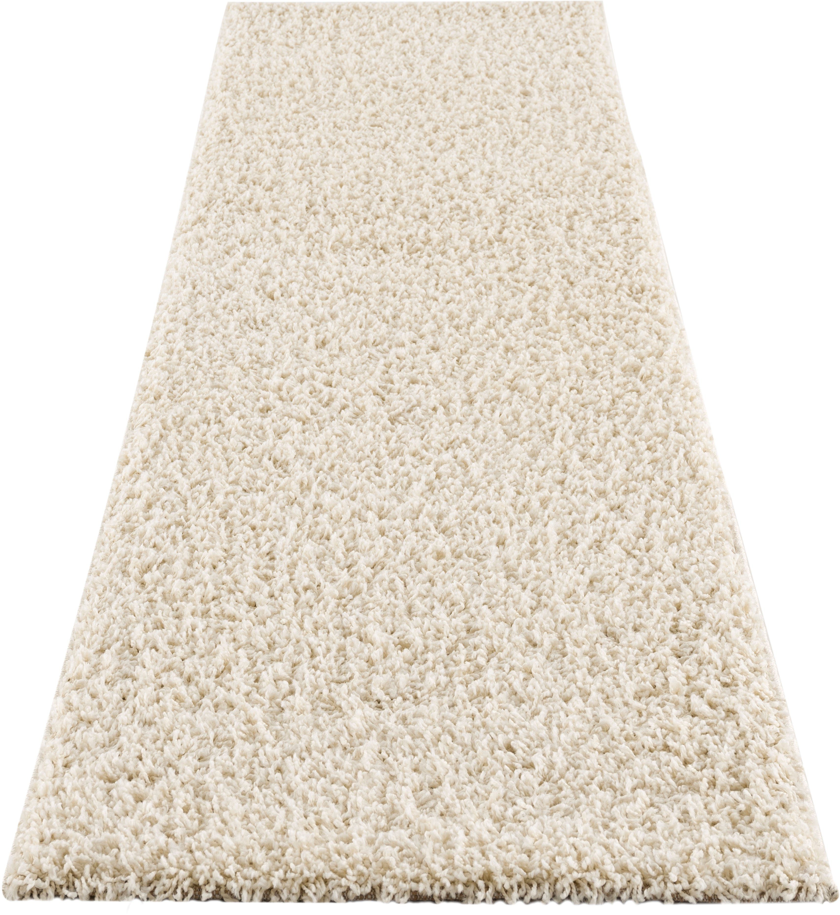Hochflor-Läufer Saron, andas, rechteckig, Höhe: 35 mm, Teppich Hochflor, besonders weich, gewebt, weicher Flor