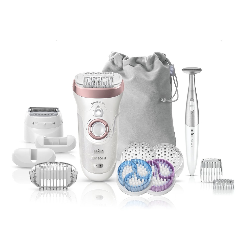braun Braun Silk-épil 9 9/980 SkinSpa SensoSmart Épilateur Or Rose Epilateur Electrique