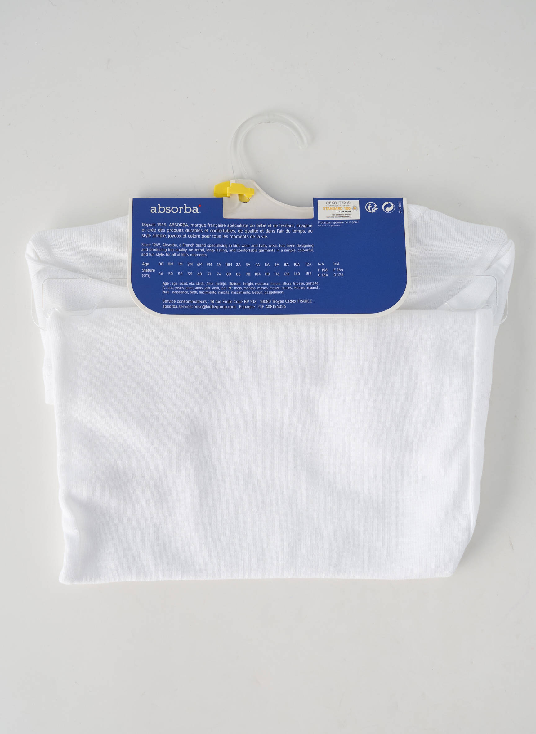 Absorba Tshirts Fille couleur blanc