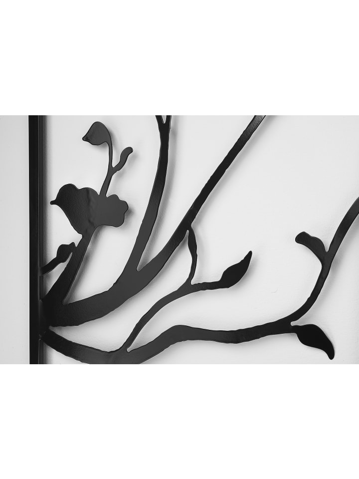 kobolo Metallbild TREE3PARTS in Schwarz günstig kaufen onesize