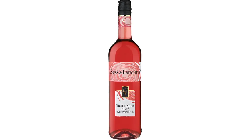 Württemberger Trollinger rosé Qualitätswein Süss & Fruchtig 750 ml