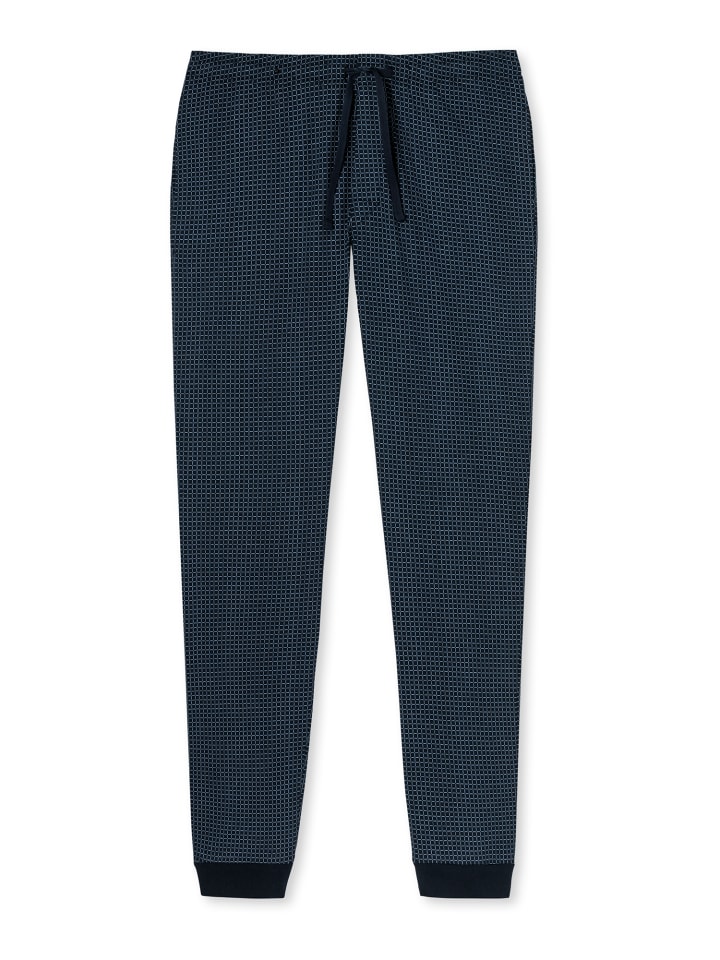 Schiesser Pyjamahose Dark Blue in dunkelblau-gem. günstig kaufen